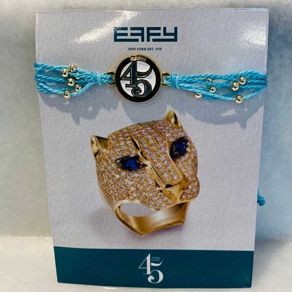 NWT Effy Royal Caribbean Special Edition 45th Anniversary Rope Blue Bracelet